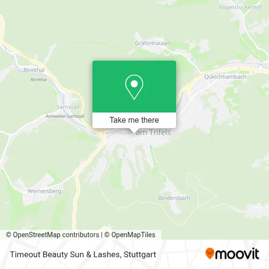 Timeout Beauty Sun & Lashes map