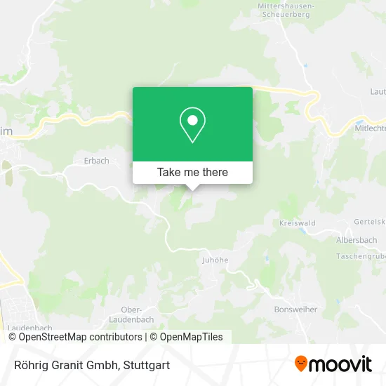 Röhrig Granit Gmbh map