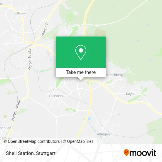 Shell Station map