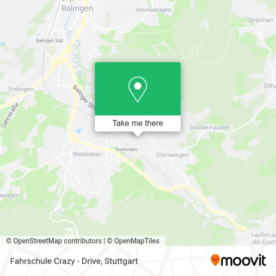 Fahrschule Crazy - Drive map