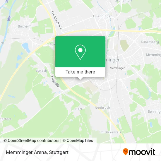 Memminger Arena map