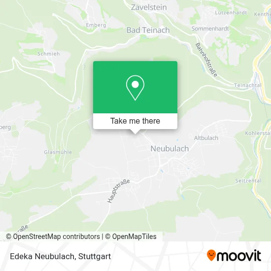 Edeka Neubulach map