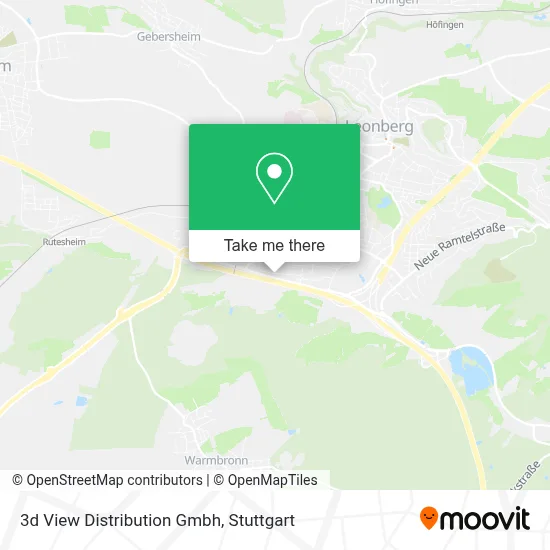 3d View Distribution Gmbh map
