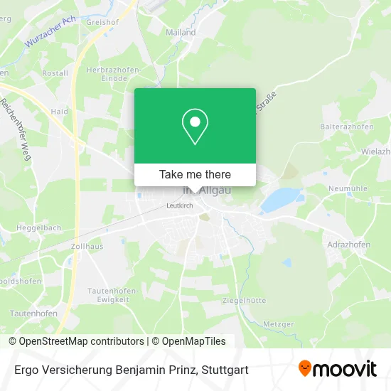 Ergo Versicherung Benjamin Prinz map
