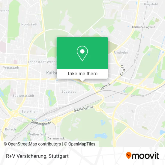 R+V Versicherung map