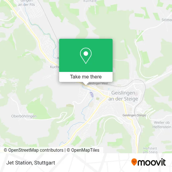 Jet Station map