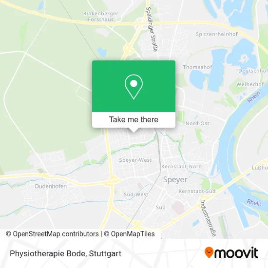 Physiotherapie Bode map