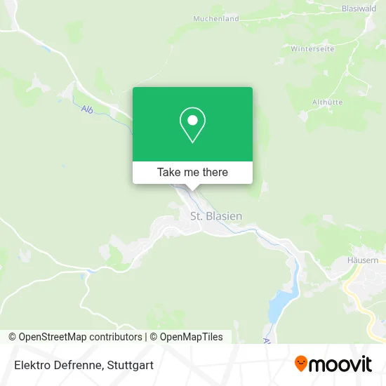 Elektro Defrenne map