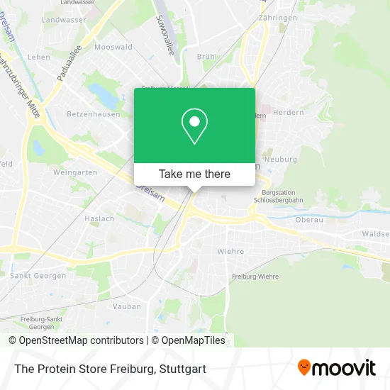 The Protein Store Freiburg map