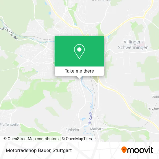 Motorradshop Bauer map