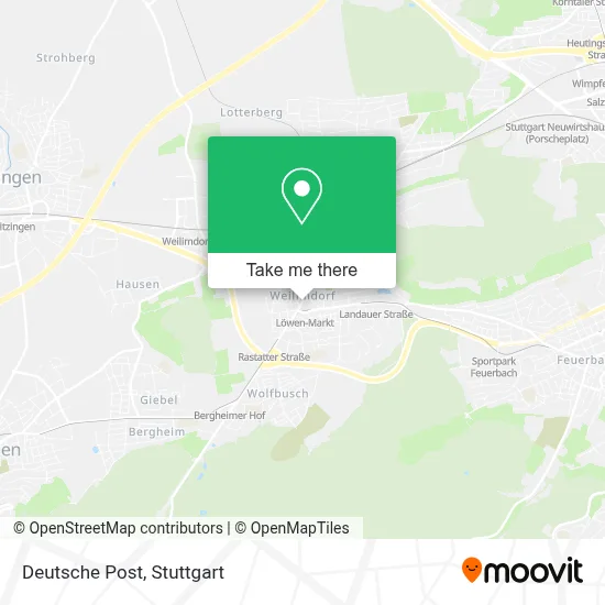 Deutsche Post map