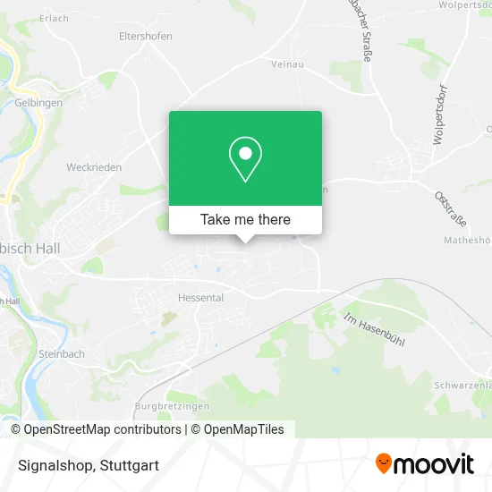 Signalshop map