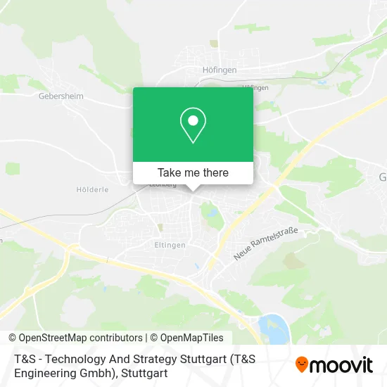 T&S - Technology And Strategy Stuttgart (T&S Engineering Gmbh) map