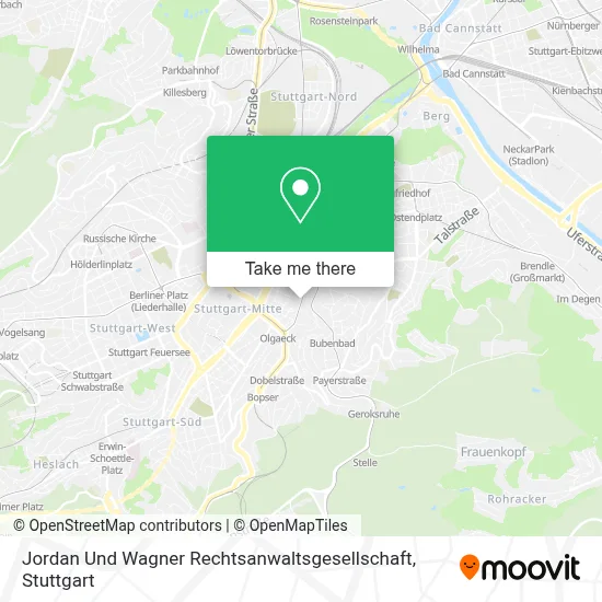 Jordan Und Wagner Rechtsanwaltsgesellschaft map