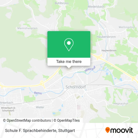Schule F. Sprachbehinderte map