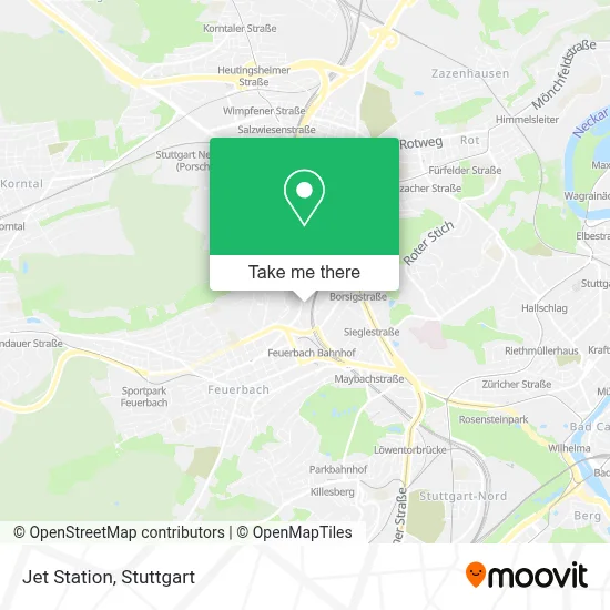 Jet Station map
