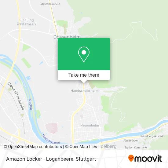Amazon Locker - Loganbeere map