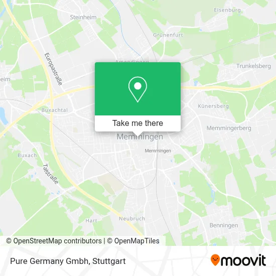 Pure Germany Gmbh map