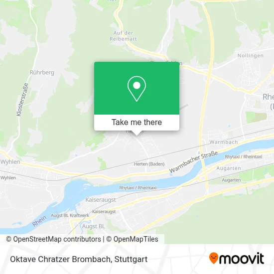 Oktave Chratzer Brombach map