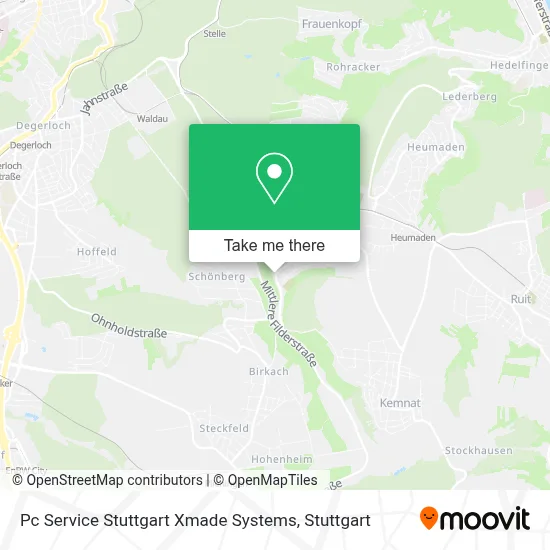 Pc Service Stuttgart Xmade Systems map