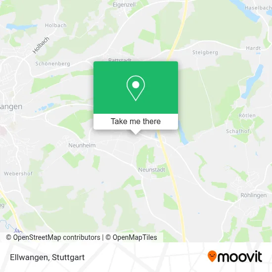 Ellwangen map