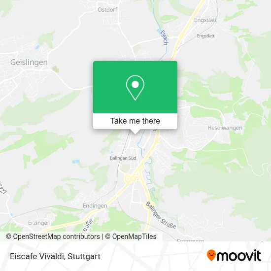 Eiscafe Vivaldi map