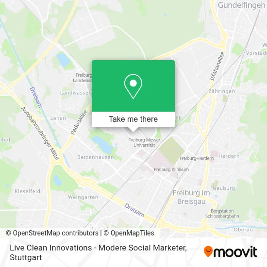 Live Clean Innovations - Modere Social Marketer map