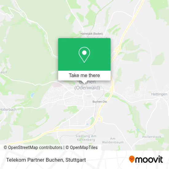 Telekom Partner Buchen map
