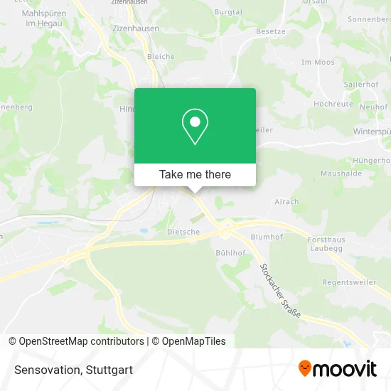 Sensovation map