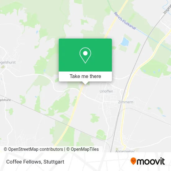 Coffee Fellows map