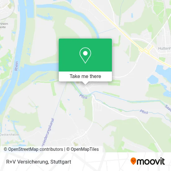R+V Versicherung map