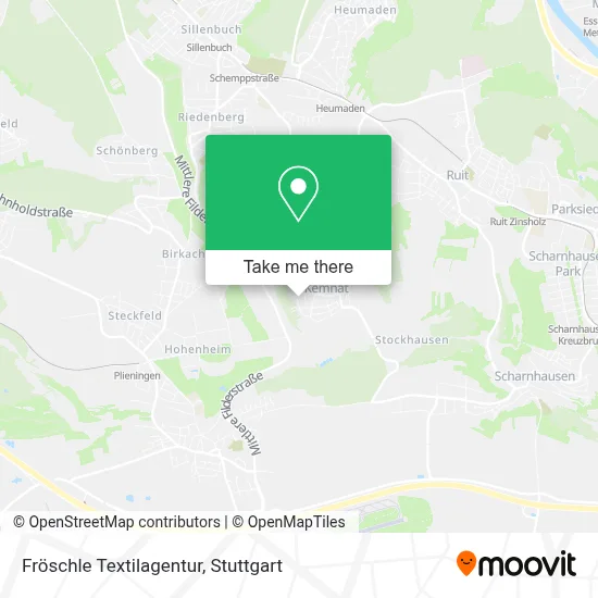 Fröschle Textilagentur map