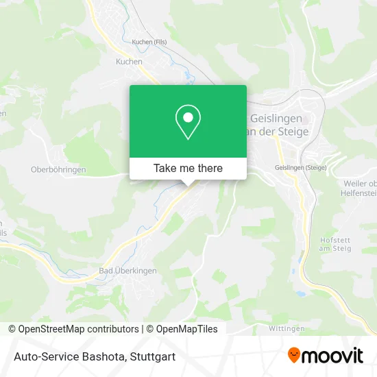 Auto-Service Bashota map