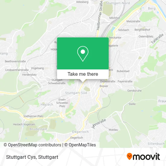 Stuttgart Cys map