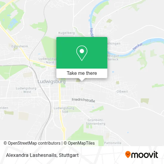Alexandra Lashesnails map