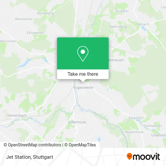Jet Station map