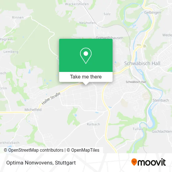 Optima Nonwovens map