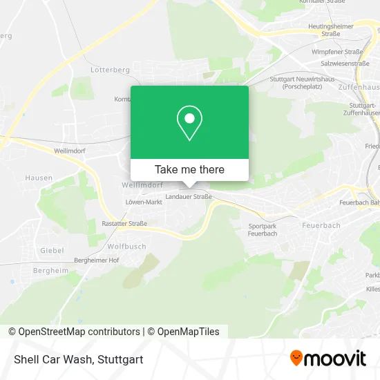 Shell Car Wash map