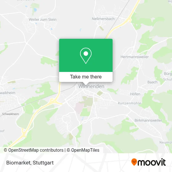 Biomarkt map