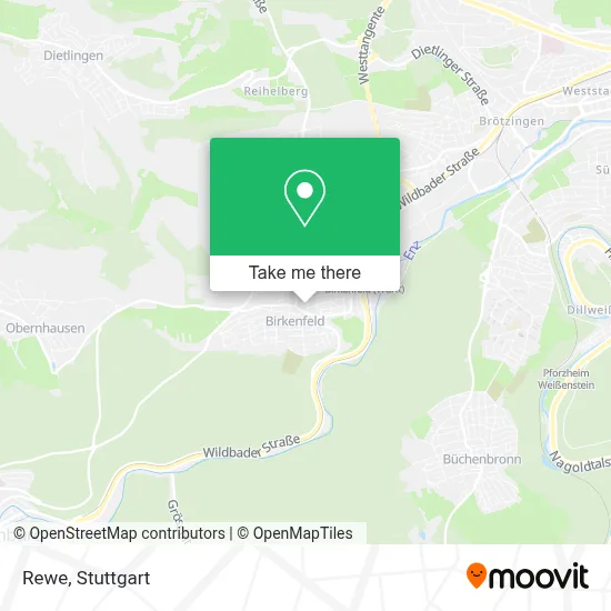 Rewe map