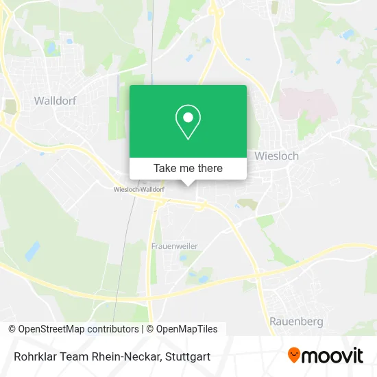 Rohrklar Team Rhein-Neckar map