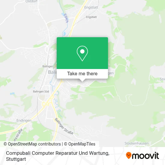 Compubali Computer Reparatur Und Wartung map