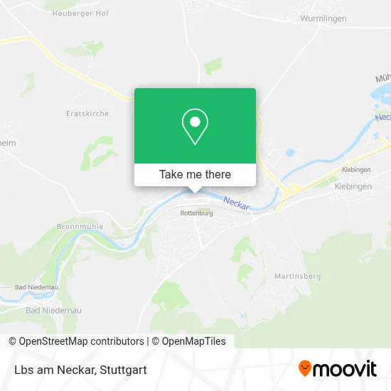 Lbs am Neckar map