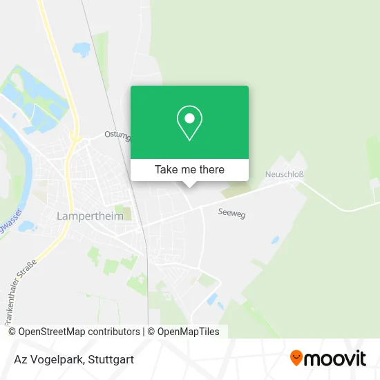 Az Vogelpark map