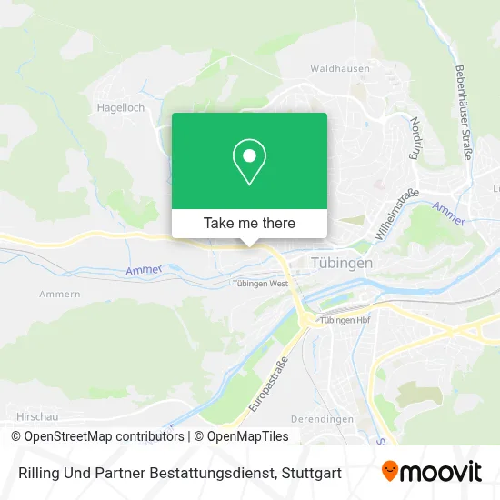 Rilling Und Partner Bestattungsdienst map