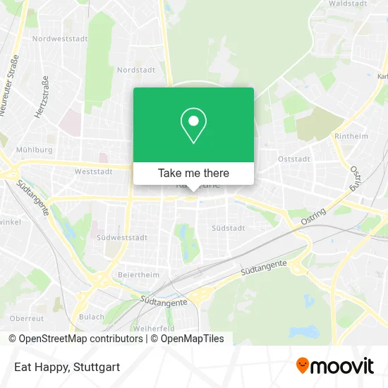 Eat Happy map