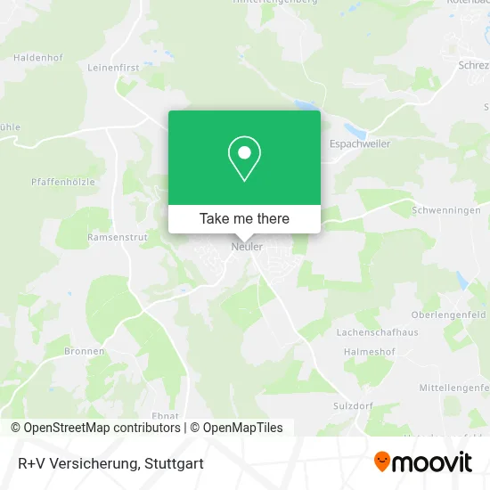 R+V Versicherung map