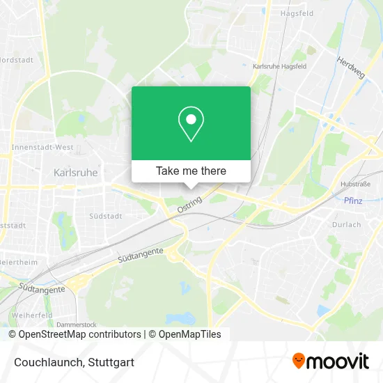 Couchlaunch map