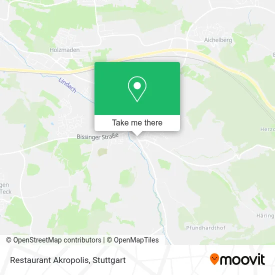 Restaurant Akropolis map