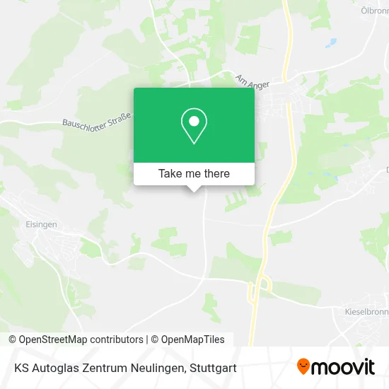 KS Autoglas Zentrum Neulingen map